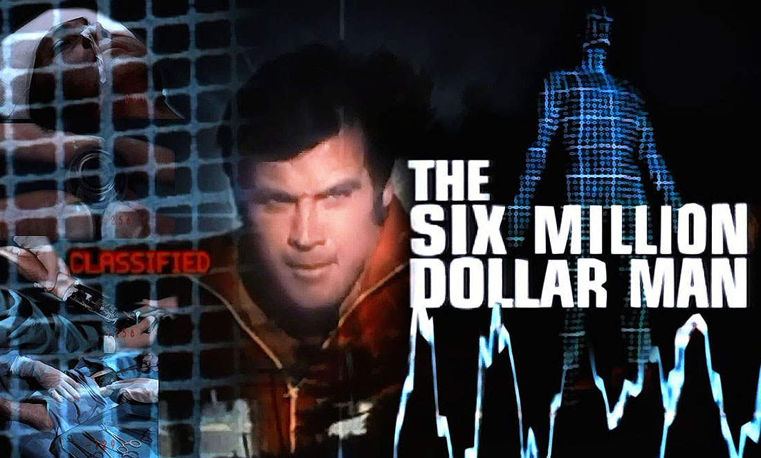 Universal television's The Six Million Dollar Man artwork