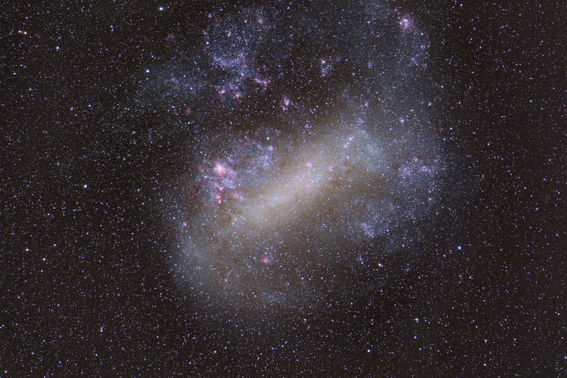The Large Magellanic Cloud, photographed with light, portable gear