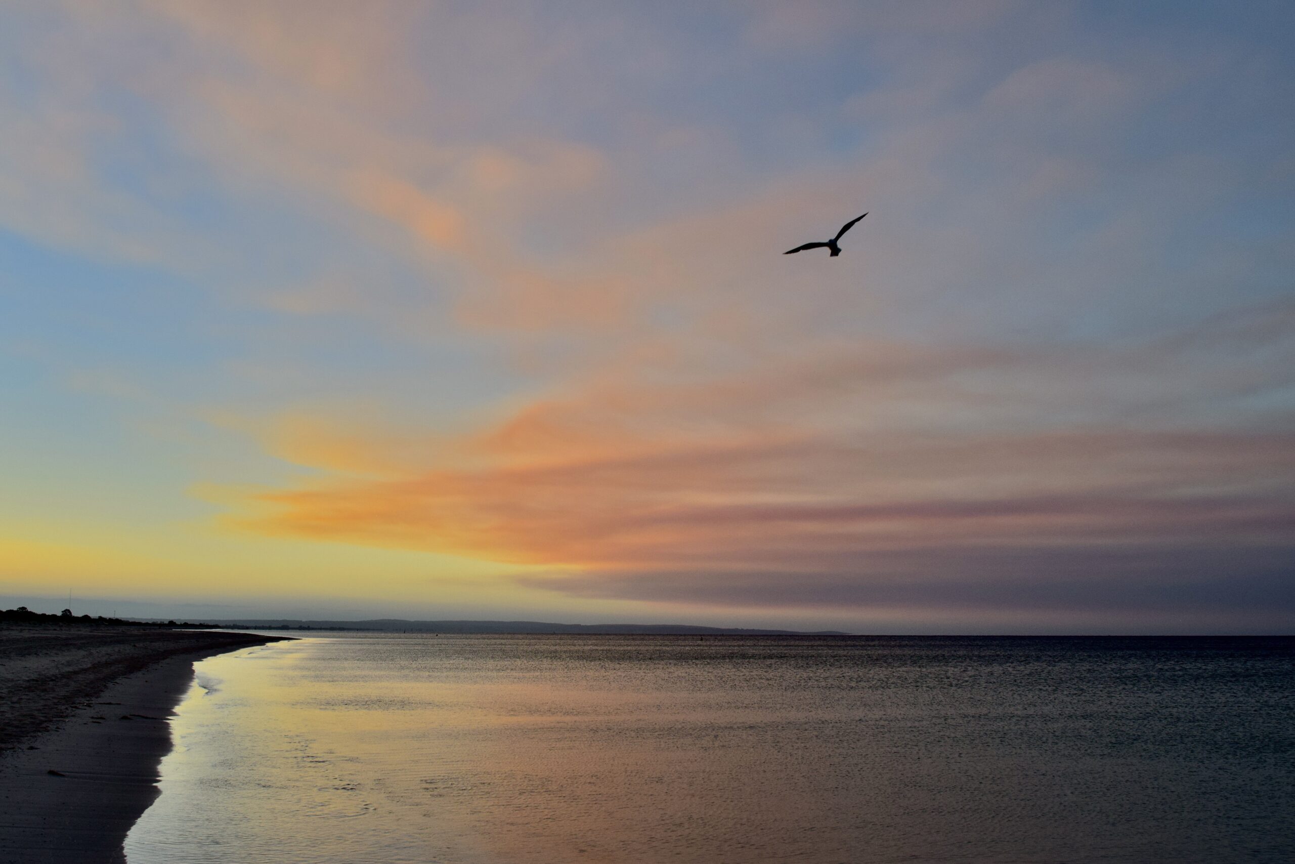 A mostly clear sky near Busselton, WA