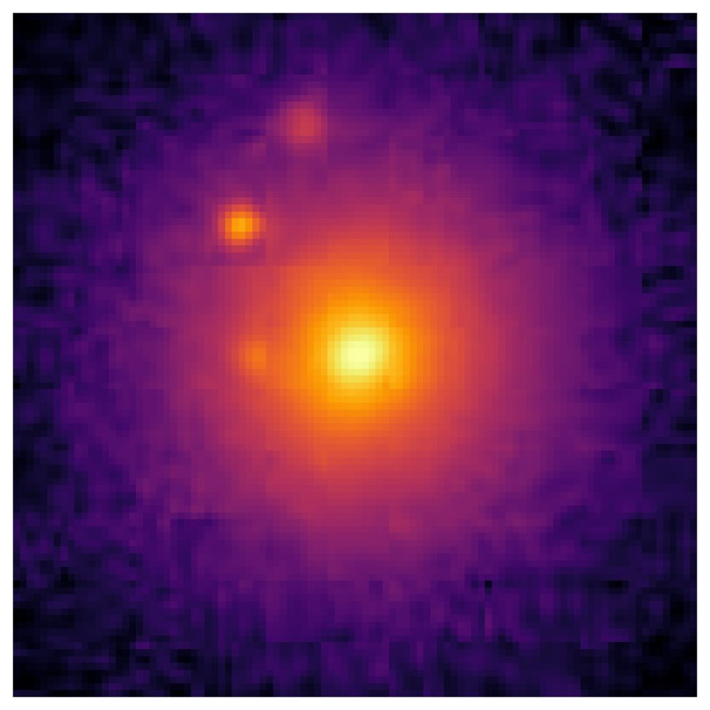 A peek inside the features the CNN looks for in an elliptical galaxy