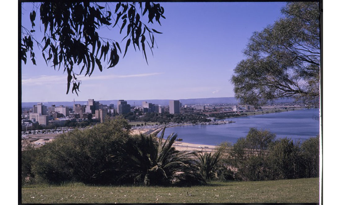 Perth from Kings Park, June 1970